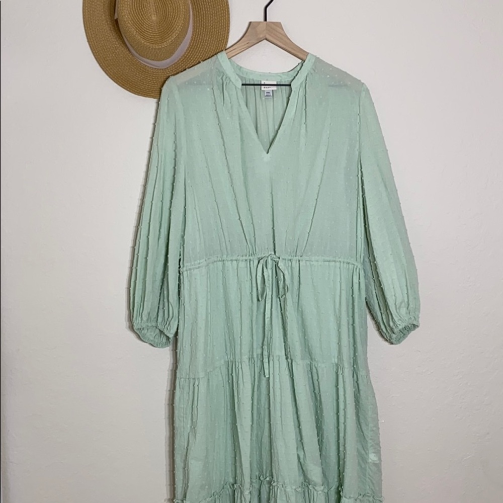 a new day Mint Green Midi Dress